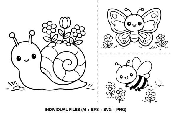 Spring Animals SVG Set: Graphics for Crafts