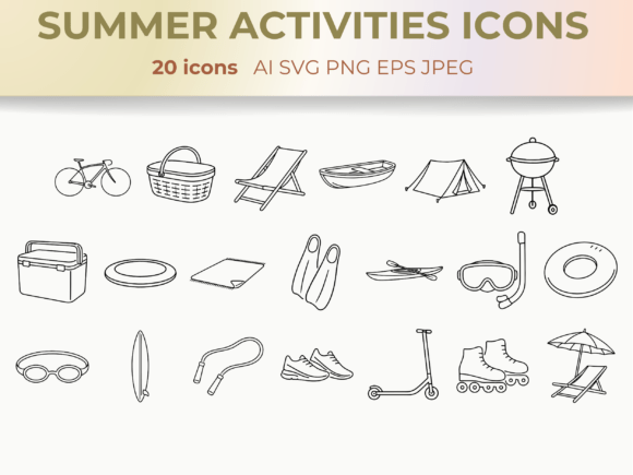 Summer Activities Icons: A Designer’s Real-World Embroidery Review